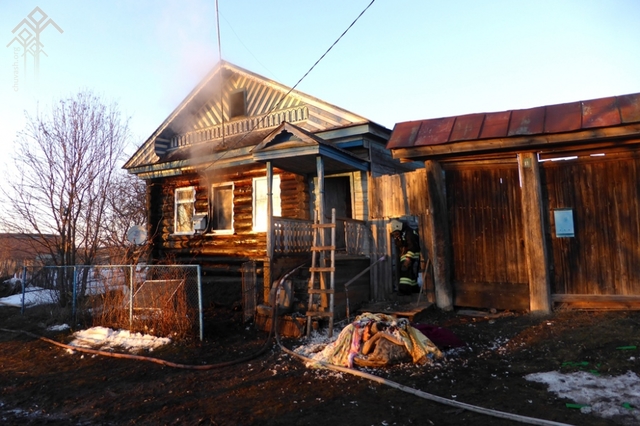 Вӑрнар районӗнче ҫуннӑ ҫурт