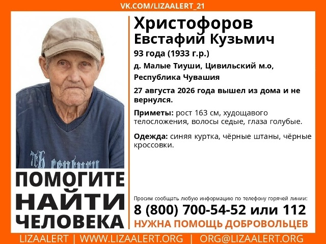 «Лиза Алерт» шыравпа ҫӑлав отрядчӗн сӑнӳкерчӗкӗ
